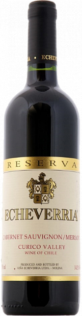 Вино Echeverria Cabernet Sauvignon-Merlot Reserva 0.75 л