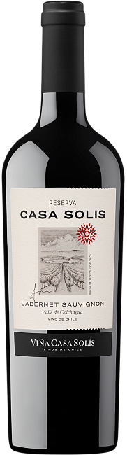 Изображение товара Вино Casa Solis Reserva Cabernet Sauvignon 0.75 л Чилийский красный полу сухой вкус