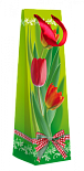 Пакет под бутылку тюльпан 10*40/12*40*12