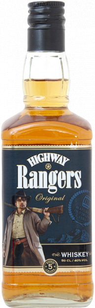 Виски Highway Rangers 5 y.o. 0.5 л