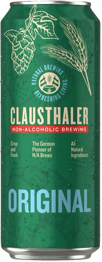 Изображение товара Пиво Clausthaler Original безалкогольное 0.5 л Изображение товара Пиво Clausthaler Original безалкогольное 0.5 л