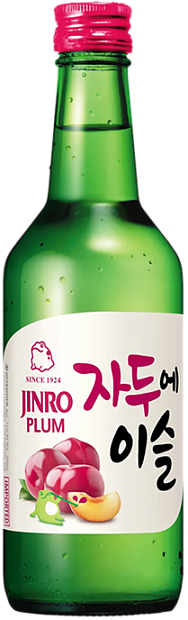 Изображение товара Водка Соджу Джинро со вкусом сливы 0.36 л 13%