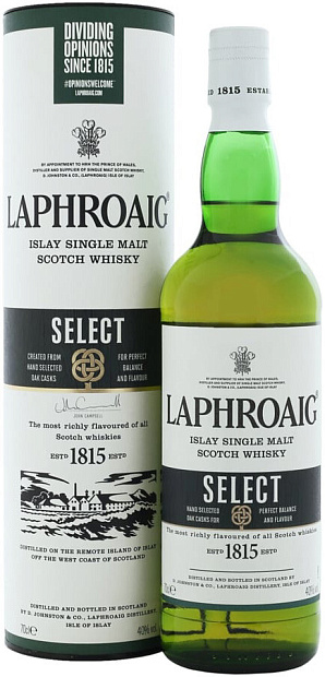 Виски Laphroaig Select Cask tube 0.7 л