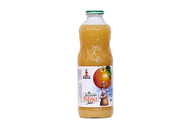 Изображение товара Апельсиновый сок с мякотью Крал — натуральный вкус и польза витаминов