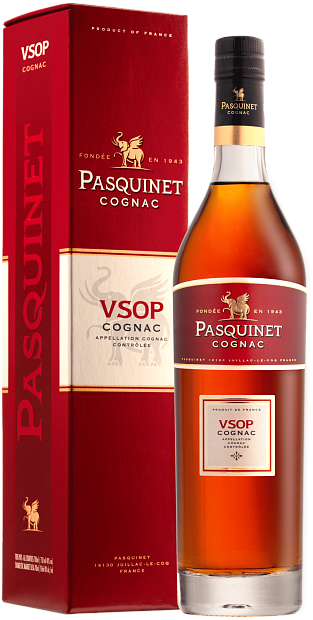 Изображение товара Коньяк Cognac Pasquinet VSOP 0.7 л французский выдержанный в дубе
