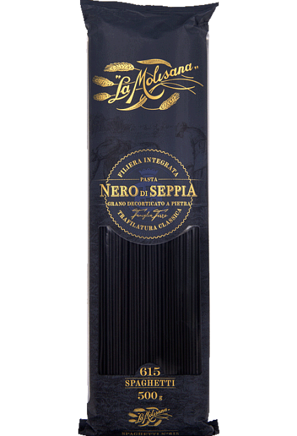 Изображение товара Макароны 15 La Molisana SPAGHETTI AL NERO Спагетти с чернилами каракатицы