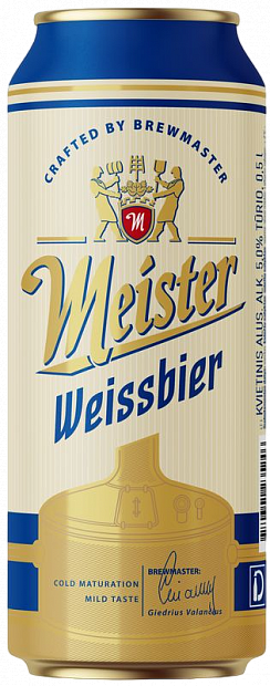 Светлое пиво MEISTER Weissbier 0.5 л