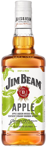 Изображение товара Jim Beam Apple - американский бурбон с ярким яблочным вкусом 0. 7 л