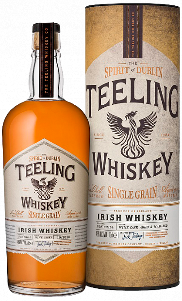 Виски Teeling Irish Whiskey Single Grain, в подарочной упаковке 0.7 л