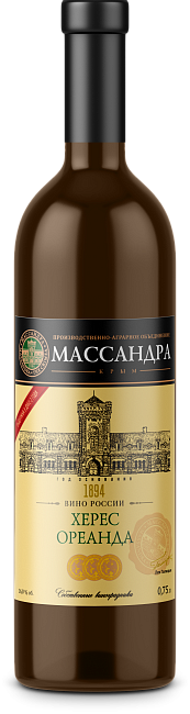 Изображение товара Херес Ореанда Массандра 0.75 л, 16% Изображение товара Херес Ореанда Массандра 0.75 л, 16%