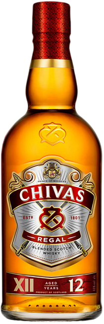 Изображение товара Виски Chivas Regal 12 лет выдержки, шотландский элитный напиток Изображение товара Виски Chivas Regal 12 лет выдержки, шотландский элитный напиток