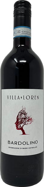 Вино Villa Loren Bardolino 0.75 л красное полусухое