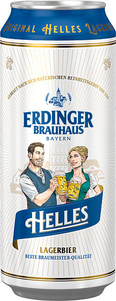 Светлое пиво Erdinger Helles 0.5 л